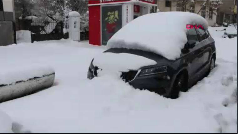 Karlıova’da 25 köy yolu kapandı. Tek katlı evler kara gömüldü - Resim: 14